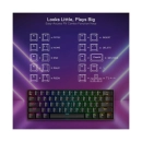 Tipkovnica REDRAGON Draconic K530RGB PRO, žičana, Bluetooth, USB C, mehanička, Smeđi Switch, RGB, crna