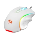 Miš REDRAGON M607 Griffin, Gaming, žičani, 7200dpi, RGB, bijeli