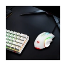 Miš REDRAGON M607 Griffin, Gaming, žičani, 7200dpi, RGB, bijeli