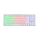 Tipkovnica REDRAGON Kumara K552, žičana, mehanička, Crveni Switch, RGB, bijela