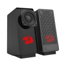 Zvučnici REDRAGON Gaming Ranch GS513, 2.0, USB A, 3.5mm, LED, crni