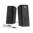 Zvučnici REDRAGON Connie GS814, 2.0, 3.5mm, RGB, crni
