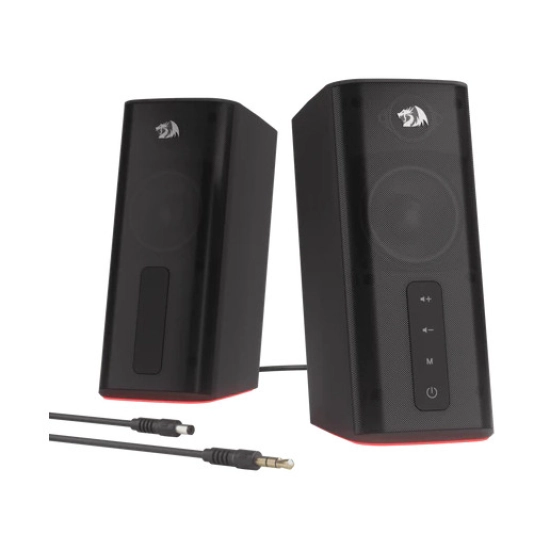 Zvučnici REDRAGON Connie GS814, 2.0, 3.5mm, RGB, crni