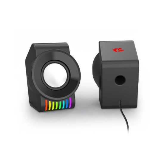 Zvučnici REDRAGON Kage GS514, 2.0, 3W, USB A, 3.5mm, RGB, crni