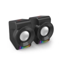 Zvučnici REDRAGON Kage GS514, 2.0, 3W, USB A, 3.5mm, RGB, crni