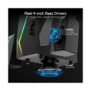 Zvučnici REDRAGON Anvil Pro GS520-PRO, 2.1, 10W, USB A, USB C, 3.5mm, RGB, crni