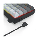Tipkovnica REDRAGON Gaming Fizz K617, žičana, mehanička, RGB, crna