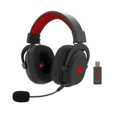 Slušalice REDRAGON Gaming Zeus Pro, bežične, WiFi, Bluetooth, USB C, mikrofon, za PS5/PS4/PC, crne Slušalice REDRAGON Gaming Zeus Pro, bežične, WiFi, Bluetooth, USB C, mikrofon, za PS5/PS4/PC, crne