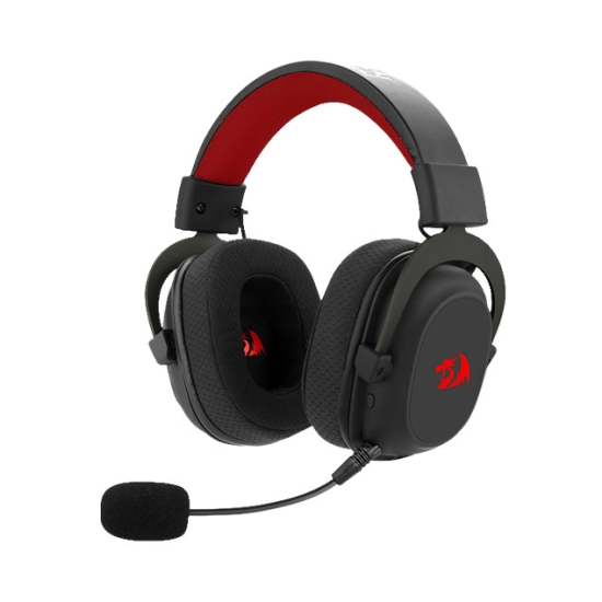 Slušalice REDRAGON Gaming Zeus Pro, bežične, WiFi, Bluetooth, USB C, mikrofon, za PS5/PS4/PC, crne