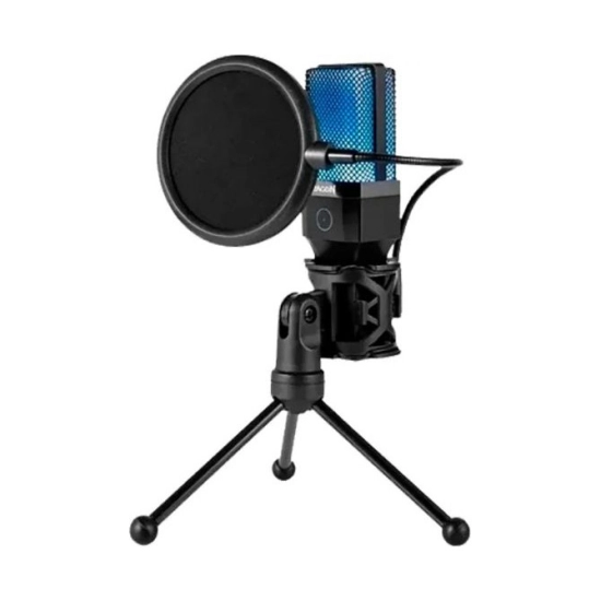 Mikrofon REDRAGON Adne GM212, žičani, USB C, Postolje, Pop filter, crni