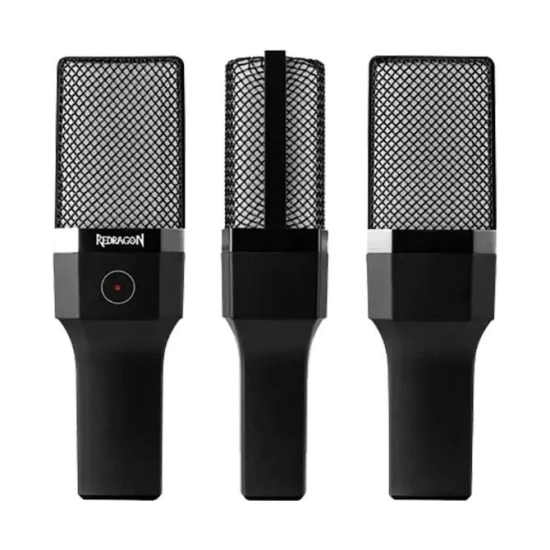 Mikrofon REDRAGON Adne GM212, žičani, USB C, Postolje, Pop filter, crni