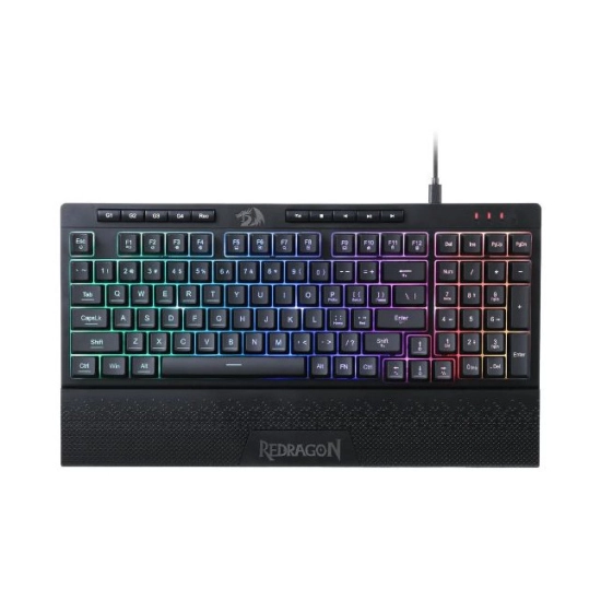 Tipkovnica REDRAGON Gaming Shiva Pro K515, žičana, USB A, membranska, Linear Switch, RGB, crna