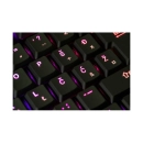 Tipkovnica REDRAGON Gaming Horus K619, žičana, USB C, mehanička, Crveni Switch, HR Layout, RGB, Slim, Low Profile, crna