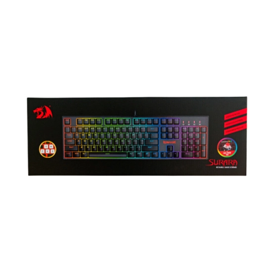 Tipkovnica REDRAGON Gaming Surara K582, žičana, mehanička, HR Layout, LED, crna Tipkovnica REDRAGON Gaming Surara K582, žičana, mehanička, HR Layout, LED, crna