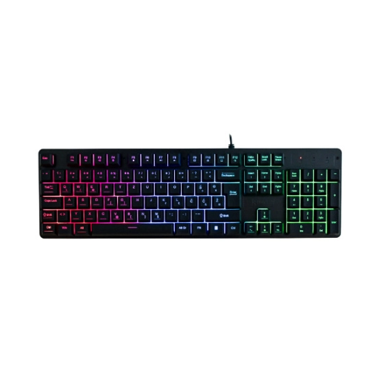 Tipkovnica REDRAGON Gaming Netherbane K521, žičana, USB C, membranska, HR Layout, RGB, crna Tipkovnica REDRAGON Gaming Netherbane K521, žičana, USB C, membranska, HR Layout, RGB, crna