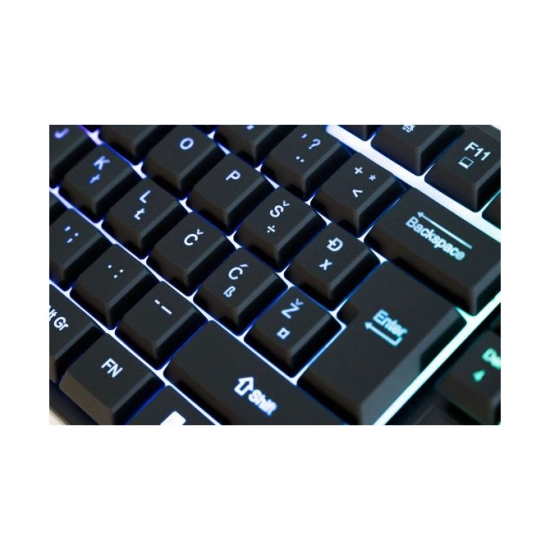 Tipkovnica REDRAGON Gaming Netherbane K521, žičana, USB C, membranska, HR Layout, RGB, crna Tipkovnica REDRAGON Gaming Netherbane K521, žičana, USB C, membranska, HR Layout, RGB, crna