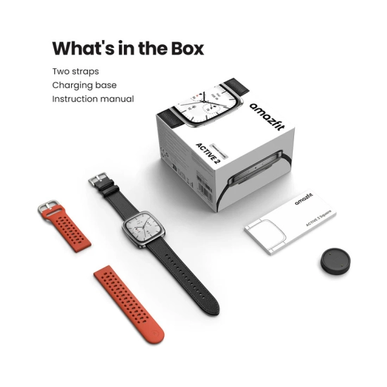 Pametni sportski sat AMAZFIT Active 2 Square NFC, W2434GL2N, crni