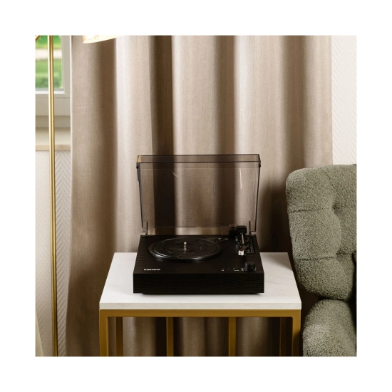Gramofon LENCO LS-15BK, Bluetooth 5.3, RCA, 3.5mm, ugrađeni zvučnici, crni Gramofon LENCO LS-15BK, Bluetooth 5.3, RCA, 3.5mm, ugrađeni zvučnici, crni