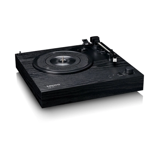 Gramofon LENCO LS-15BK, Bluetooth 5.3, RCA, 3.5mm, ugrađeni zvučnici, crni Gramofon LENCO LS-15BK, Bluetooth 5.3, RCA, 3.5mm, ugrađeni zvučnici, crni