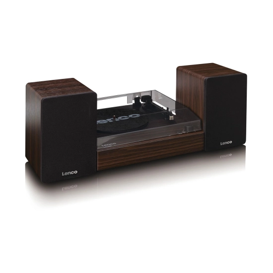 Gramofon LENCO LS-200WD, Bluetooth 5.0, RCA, 3.5mm, vanjski zvučnici, wood