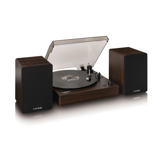Gramofon LENCO LS-200WD, Bluetooth 5.0, RCA, 3.5mm, vanjski zvučnici, wood
