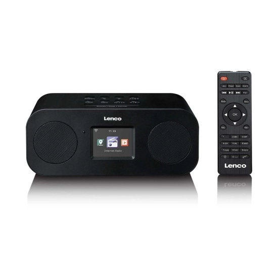 Radio primjenik LENCO DIR-121BK, FM, DAB/DAB+, WiFi, Bluetooth 5.3, 3.5mm, LCD zaslon, crni Radio primjenik LENCO DIR-121BK, FM, DAB/DAB+, WiFi, Bluetooth 5.3, 3.5mm, LCD zaslon, crni