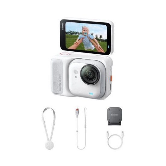 Akcijska kamera INSTA360 GO Ultra Standard Edition, 50MP, 2.7K, 4K@60Hz, IPX4, Arctic White Akcijska kamera INSTA360 GO Ultra Standard Edition, 50MP, 2.7K, 4K@60Hz, IPX4, Arctic White