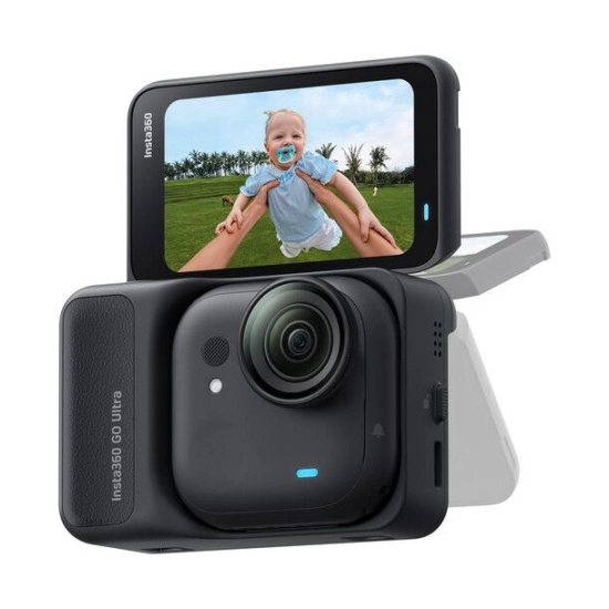 Akcijska kamera INSTA360 GO Ultra Standard Edition, 50MP, 2.7K, 4K@60Hz, IPX4, Midnight Black Akcijska kamera INSTA360 GO Ultra Standard Edition, 50MP, 2.7K, 4K@60Hz, IPX4, Midnight Black