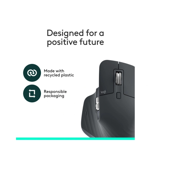 Miš LOGITECH MX Master 3S, bežični, Bluetooth, 8000dpi, crni Miš LOGITECH MX Master 3S, bežični, Bluetooth, 8000dpi, crni