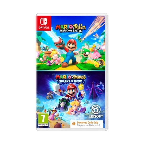 Igra za Nintendo Switch, Mario and Rabbids Double Pack (Code in a Box) – Kingdom Battle i Sparks of Hope Igra za Nintendo Switch, Mario and Rabbids Double Pack (Code in a Box) – Kingdom Battle i Sparks of Hope
