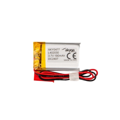Baterija litijeva LP402030 3.7V Li-po 190 mAh Baterija litijeva LP402030 3.7V Li-po 190 mAh