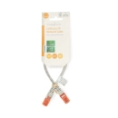 Kabel NEDIS CCGL85230GY025, Patch, CAT 6, U/UTP, 0.25m, sivi, label