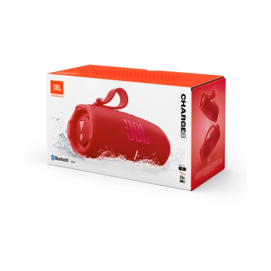 Prijenosni bluetooth zvučnik JBL Charge 6, 45W, Bluetooth 5.4, IPX7, crveni Prijenosni bluetooth zvučnik JBL Charge 6, 45W, Bluetooth 5.4, IPX7, crveni