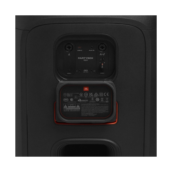 Prijenosni audio sustav JBL PartyBox 520, 400W, Bluetooth 5.4, USB C, 3.5mm, LED rasvijeta, crni