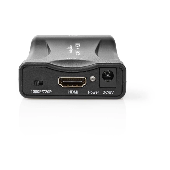 Pretvarač video NEDIS VCON3463BK, 2-portni, Scart na HDMI