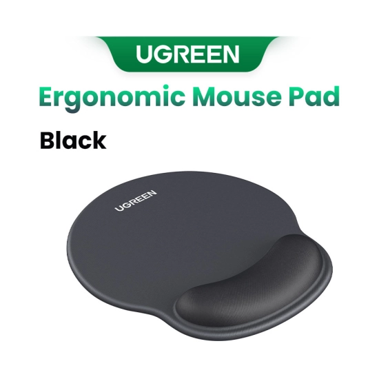 OŠTEĆENA AMBALAŽA - Podloga za miš UGREEN, ergonomska, 220x245mm, crna OŠTEĆENA AMBALAŽA - Podloga za miš UGREEN, ergonomska, 220x245mm, crna