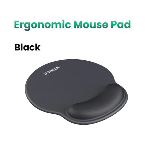 OŠTEĆENA AMBALAŽA - Podloga za miš UGREEN, ergonomska, 220x245mm, crna OŠTEĆENA AMBALAŽA - Podloga za miš UGREEN, ergonomska, 220x245mm, crna
