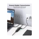 OŠTEĆENA AMBALAŽA - USB HUB UGREEN, USB A 3.0, 4-portni, crni, 0.25m