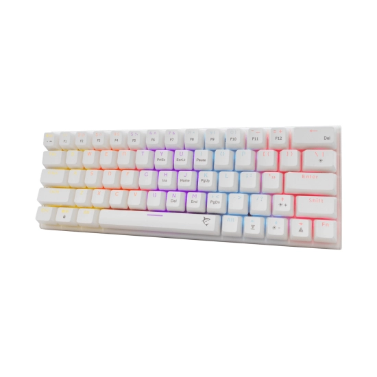 Tipkovnica WHITE SHARK Gaming GK-002211V2 WAKIZASHI-2, žičana, USB C, mehanička, Crveni Switch, US Layout, bijela Tipkovnica WHITE SHARK Gaming GK-002211V2 WAKIZASHI-2, žičana, USB C, mehanička, Crveni Switch, US Layout, bijela