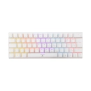 Tipkovnica WHITE SHARK Gaming GK-002212V2 WAKIZASHI-2, žičana, USB C, mehanička, Crveni Switch, HR Layout, bijela