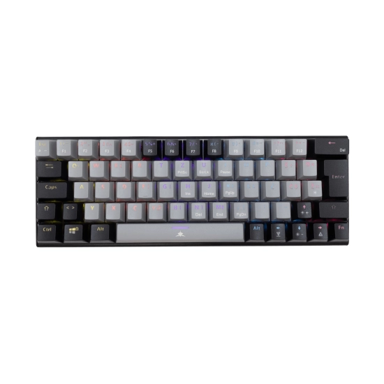 Tipkovnica WHITE SHARK Gaming GK-002712V2 WAKIZASHI-2, žičana, USB C, mehanička, Crveni Switch, HR Layout, sivo crna Tipkovnica WHITE SHARK Gaming GK-002712V2 WAKIZASHI-2, žičana, USB C, mehanička, Crveni Switch, HR Layout, sivo crna