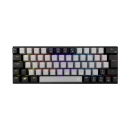 Tipkovnica WHITE SHARK Gaming GK-002722V2 WAKIZASHI-2, žičana, USB C, mehanička, Plavi Switch, HR Layout, sivo crna
