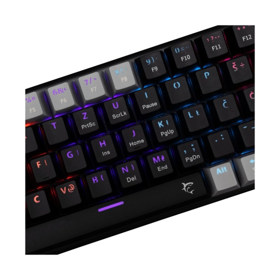 Tipkovnica WHITE SHARK Gaming GK-002112V2 WAKIZASHI-2, žičana, USB C, mehanička, Crveni Switch, HR Layout, crno siva Tipkovnica WHITE SHARK Gaming GK-002112V2 WAKIZASHI-2, žičana, USB C, mehanička, Crveni Switch, HR Layout, crno siva
