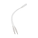 Slušalice WHITE SHARK GH-2444 PEACOCK-2, žičane, 3.5mm, mikrofon, za PS5/PS4/PC, bijele