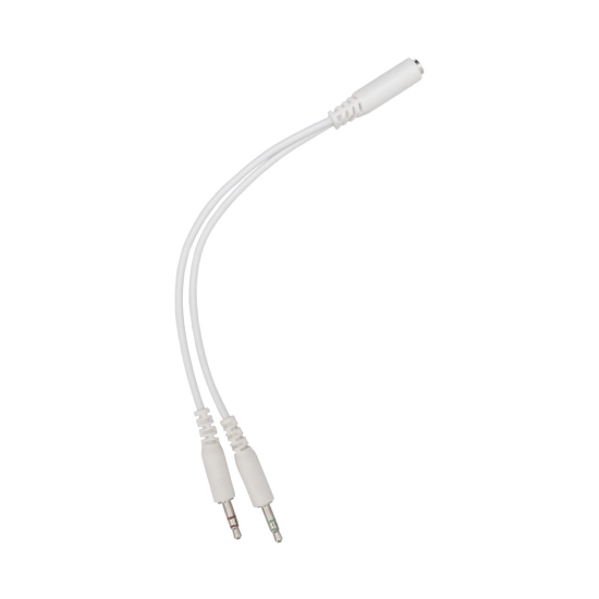 Slušalice WHITE SHARK GH-2444 PEACOCK-2, žičane, 3.5mm, mikrofon, za PS5/PS4/PC, bijele