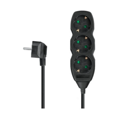 Kabel produžni DPM SPP07, 3-mjesta, 1.5m, kabel 3x1.5mm2, crni - Produžni kabeli Kabel produžni DPM SPP07, 3-mjesta, 1.5m, kabel 3x1.5mm2, crni - Produžni kabeli