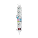 Kabel produžni DPM SPP50, 5-mjesta s prekidačem, 1.5m, kabel 3x1.5mm2, bijeli