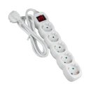 Kabel produžni DPM SPP52, 5-mjesta s prekidačem, 3m, kabel 3x1.5mm2, bijeli