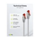 Kabel GOOBAY 50895, Patch, CAT 6, S/FTP, 50m, sivi, bulk