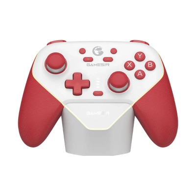 Gamepad GAMESIR Supernova T4n Pro, bežični, Bluetooth, za Switch/Switch2/Android/iOS/PC, crveno bijeli  